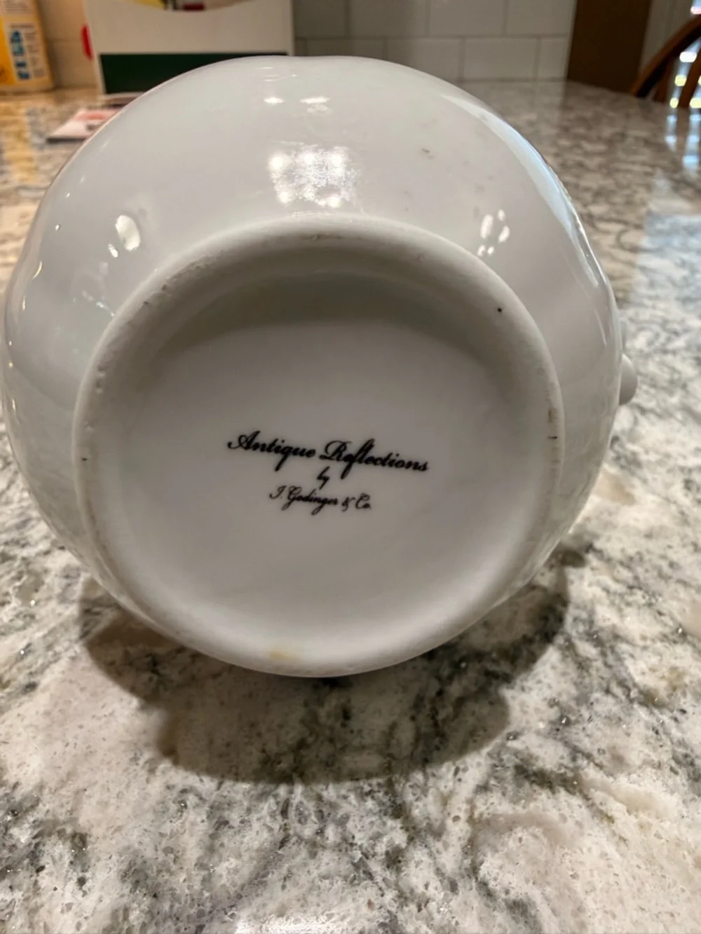 Antique Reflections collection by I. Godinger & Co. Vintage Pitcher
